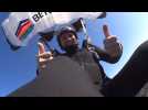 Un Belge de 63 ans bat 3 fois de suite le record du monde de parachutisme de vitesse. (Speed-Skydiving)