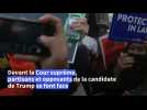 Devant la Cour suprême, des manifestants divisés par la nomination de la juge Amy Coney Barrett