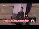 Hommage national.à Samuel Paty : la Marseillaise retentit à la Sorbonne suivi d'une minute de silence