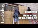 New York se barricade par crainte d'émeutes post-électorales
