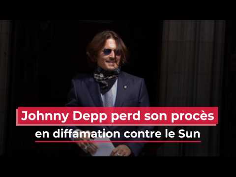 VIDEO : Johnny Depp perd son procs en diffamation contre The Sun
