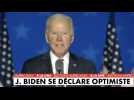 Présidentielle américaine : Joe Biden se montre confiant malgré un scrutin très serré (vidéo)