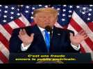 Présidentielle américaine : Donald Trump convaincu d'un «vol électoral» évoque des «bulletins surprise»