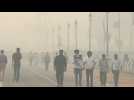 Inde: un épais brouillard de pollution enveloppe New Delhi