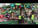 Pour Noël, un mastodonte de 16m s'implante au pied du Castillet