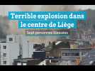 Explosion à Liège: plusieurs victimes à déplorer