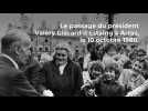 Arras: le passage du président Valéry Giscard d'Estaing en octobre 1980