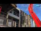 Douze appartements dans des conteneurs maritimes
