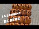 Les fans de pain au chocolat vont adorer cette brioche feuilletée