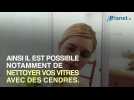 Comment nettoyer ses vitres avec des cendres de cheminée ?