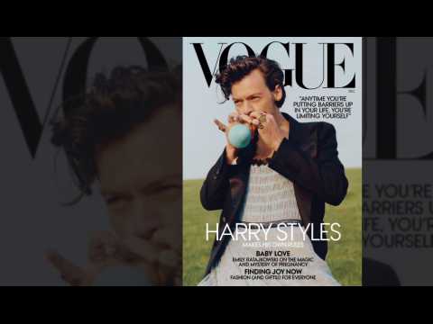VIDEO : Harry Styles est la toute premire star masculine en couverture solo de Vogue US
