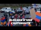 Une manifestation pro-Arménie bloque l'autoroute A7 près de Vienne dans l'Isère et dégénère