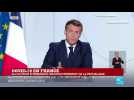 Allocution d'Emmanuel Macron : 