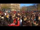 Loi de sécurité globale : des milliers de manifestants place du Trocadéro