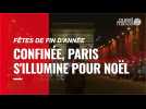 Confinée, Paris s'illumine pour les fêtes de Noël