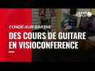 Chez Music&Co, à Condé -sur-Sarthe, des cours de guitare en visio