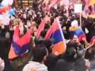 Des Arméniens manifestent à Bruxelles