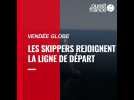 Vendée Globe 2020 : les skippers rejoignent la ligne de départ devant les Sables d'Olonne
