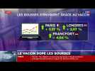 Le vaccin dope les Bourses