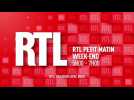 Le journal RTL de 6h30 du 31 octobre 2020