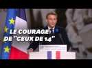 Pour l'entrée de Maurice Genevoix au Panthéon, Macron rend hommage au courage français