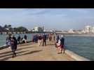 Vendée Globe. Le public sur la berge des Sables-d'Olonne