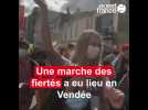 La première marche des fiertés de Vendée a eu lieu à La Roche-sur-Yon