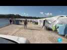 À Lesbos, un mois après l'incendie de la Moria, un camp d'urgence accueille les migrants