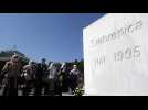Projection au mémorial de Srebrenica du film 