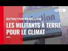 Extinction Rebellion. Action de blocage pour le climat à Paris