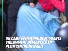 Un camp éphémère de migrants violemment démantelé en plein centre de Paris