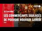 Paris. Le grand soulagement de commerçants autorisés à rouvrir samedi