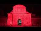 Arras : la citadelle et le beffroi en orange, contre les violences faites aux femmes