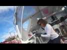 Vendée Globe. Réparation du balcon arrière pour Isabelle Joschke