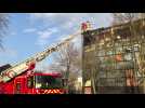Tourcoing : un incendie ravage un bâtiment désaffecté