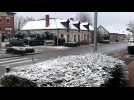 La neige métamorphose le paysage à Laon