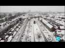 Vague de froid en Europe : le trafic ferroviaire, aérien et routier perturbé