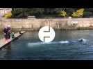 VIDÉO. Les jeunes du Dinard Olympique natation testent la piscine du Prieuré