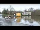 Inondations: en Charente-Maritime, le village de Courcoury transformé en île