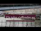 Charleville-Mézières : Un talus au bord de la voie verte emporté par le Meuse