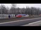 Accident sur l'A34 à Charleville-Mézières