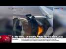 Denver : atterrissage en urgence d'un avion qui prend feu