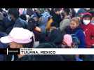 Des migrants sud-américains attendent de pouvoir entrer légalement aux États-Unis