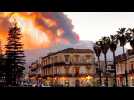 Intense activité volcanique en Sicile, l'Etna en éruption