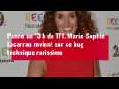 VIDÉO. Panne au 13 h de TF1 : Marie-Sophie Lacarrau revient sur ce bug technique rarissime