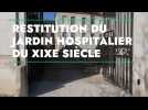 Restitution du jardin hospitalier du XIXe siècle