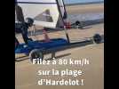 Un stage de perfectionnement de char à voile sur la plage d'Hardelot