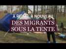 A REIMS. à nouveau, des migrants dans des tentes