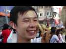 Birmanie: des manifestants célèbrent la fête du Thanaka