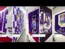 Anderlecht accroche des drapeaux mauves dans les vestiaires du Standard à Sclessin